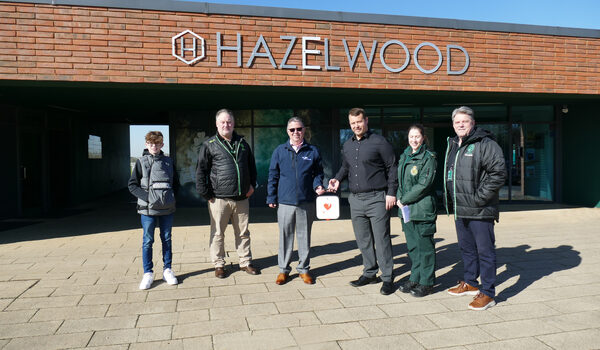 Pump Technology donates defibrillator to Hazelwood Centre